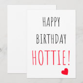 Cute Happy Birthday Card voor hem en haar Feestdagenkaart (Voorkant / Achterkant)
