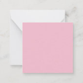 Cute Happy Birthday  Cupcake Notitiekaartje (Achterkant)