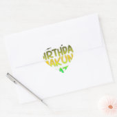 Cute Happy Birthday Hakuna Matata eco Inspirationa Hart Sticker (Envelop)