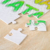 Cute Happy Birthday Hakuna Matata eco Inspirationa Legpuzzel (Zijkant)