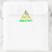 Cute Happy Birthday Hakuna Matata eco Inspirationa Sticker (Tas)