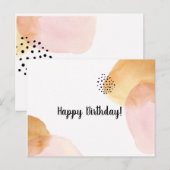 Cute Happy Birthday Kaarten (Voorkant / Achterkant)