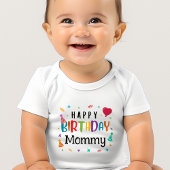 Cute Happy Birthday mama Romper