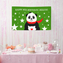 Cute Happy Birthday Panda met Bowler Pet & Scarf