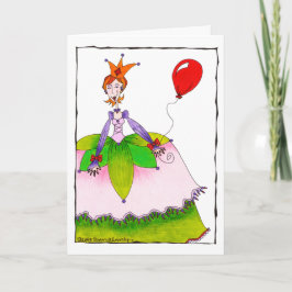 Cute Happy Birthday Princess for Girl of Tween Kaart