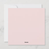 Cute  Happy Birthday Roos Cake Feestdagenkaart (Achterkant)