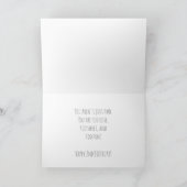 Cute Happy Birthday Waterverf Dinosaur Twee jaar Kaart (Binnen)