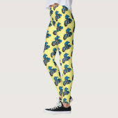 Cute happy blue motor cartoon leggings (Links)