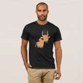 Cute Happy Brahman Koe T-Shirt (Voorkant volledig)