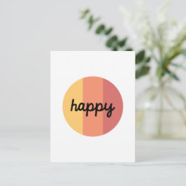 Cute Happy Briefkaart