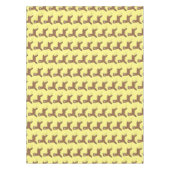 Cute happy brown alpaca cartoon tafelkleed (Voorkant)