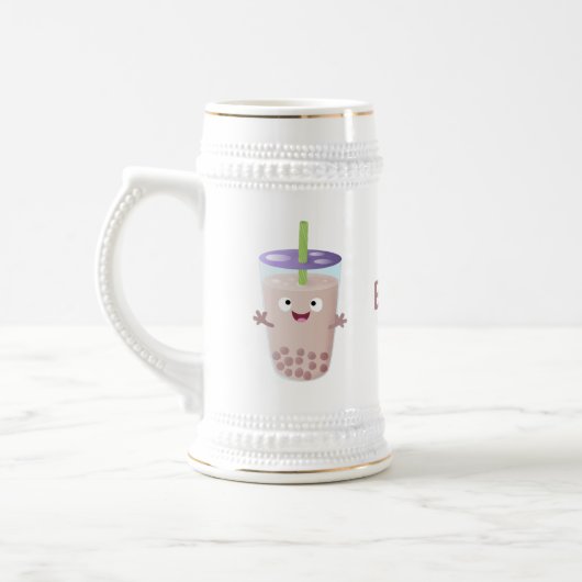 Cute happy bubble tea boba cartoon bierpul (Links)