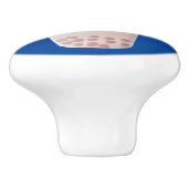 Cute happy bubble tea boba cartoon keramische knop (Zijkant)