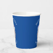 Cute happy bubble tea boba cartoon papieren bekers (Links)