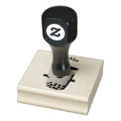 Cute happy bubble tea boba cartoon rubberstempel (Stempel)