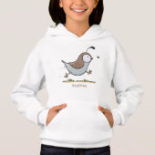 Cute happy californian quail cartoon afbeelding (Voorkant)