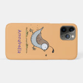 Cute happy californian quail cartoon afbeelding Case-Mate iPhone case (Achterkant (horizontaal))