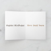 Cute happy californian quail cartoon afbeelding kaart (Binnen)