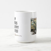 Cute Happy Camper Big RV Coach Motorhome Koffiemok (Center)