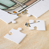 Cute Happy Camper Big RV Coach Motorhome Legpuzzel (Zijkant)