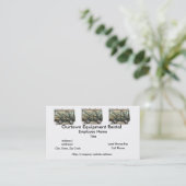 Cute Happy Camper Big RV Coach Motorhome Visitekaartje (Staand voorkant)