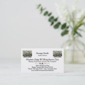 Cute Happy Camper Big RV Coach Motorhome Visitekaartje (Staand voorkant)