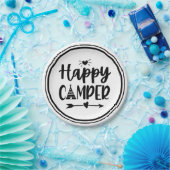 Cute Happy Camper Boho Tribal Camping Party Papieren Bordje (Feest)
