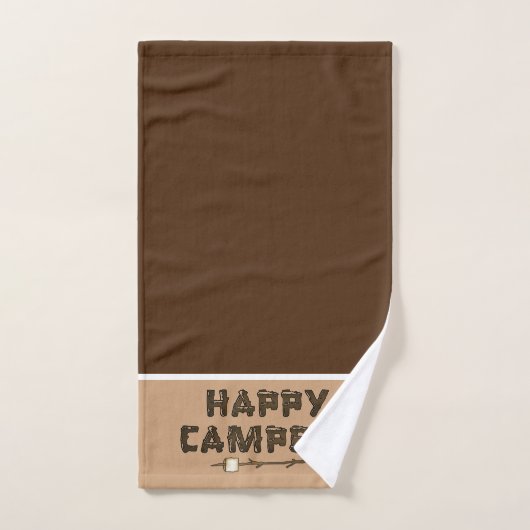Cute Happy Campers Bad Handdoek (Handdoek)