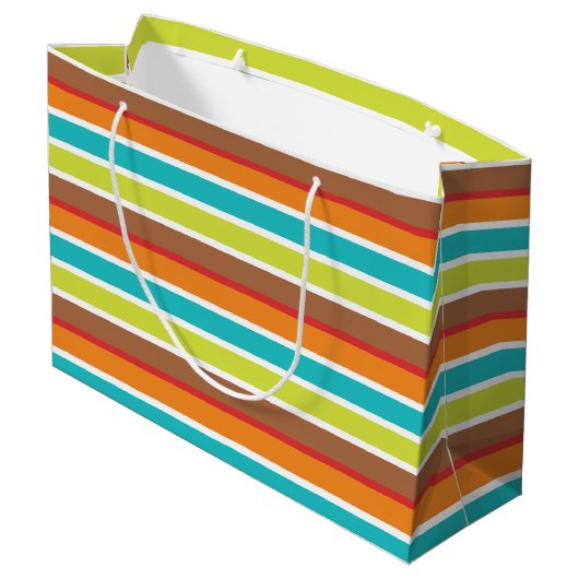 Cute Happy Campers-gebarentaal Large Cadeautasje (Achterkant Gekanteld)