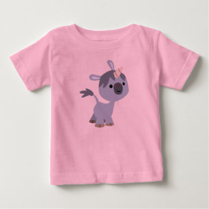 Cute Happy Cartoon Baby Unicorn Baby T-Shirt