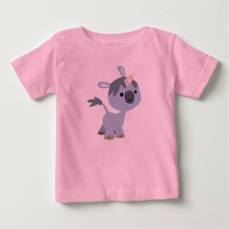 Cute Happy Cartoon Baby Unicorn Baby T-Shirt