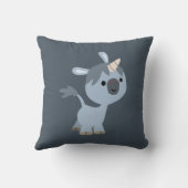 Cute Happy Cartoon Baby Unicorn Pillow Kussen (Achterkant)