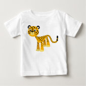 Cute Happy Cartoon Cheetah Baby T-Shirt (Voorkant)