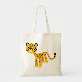 Cute Happy Cartoon Cheetah Bag Tote Bag