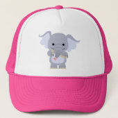 Cute Happy Cartoon Elephant Pet (Voorkant)