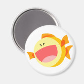 Cute Happy Cartoon Fish Magnet (Voorkant / Achterkant)