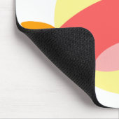 Cute Happy Cartoon Fish Mousepad Muismat (Hoek)