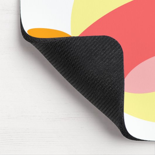 Cute Happy Cartoon Fish Mousepad Muismat (Hoek)