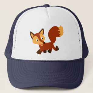 Cute Happy Cartoon Fox Pet