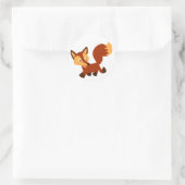 Cute Happy Cartoon Fox Sticker (Tas)