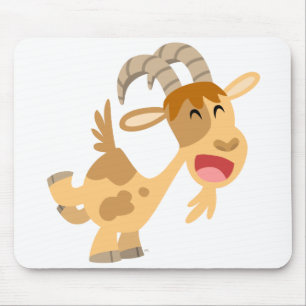 Cute Happy Cartoon Goat Mousepad Muismat