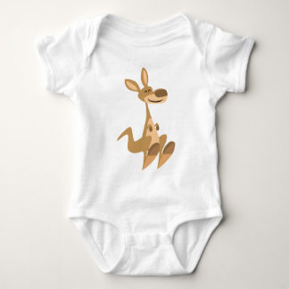 Cute Happy Cartoon Kangaroo Baby Romper
