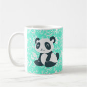 Cute Happy Cartoon Panda Koffiemok (Links)