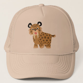 Cute Happy Cartoon Smilodon Pet
