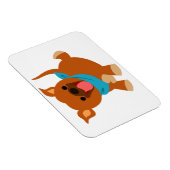 Cute Happy Cartoon staffie Flexible Magnet Magneet (Rechterzijde)