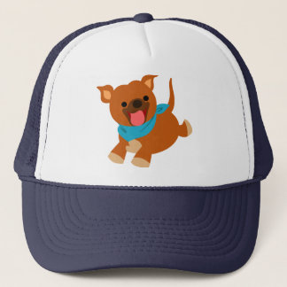 Cute Happy Cartoon Staffie Pet