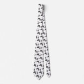 Cute happy cartoon tapir illustratie stropdas (Voorkant)