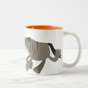 Cute Happy Cartoon Wildebeest Mok