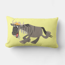 Cute Happy Cartoon Wildebeest Pillow Kussen