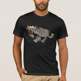 Cute Happy Cartoon Wildebeest T-Shirt